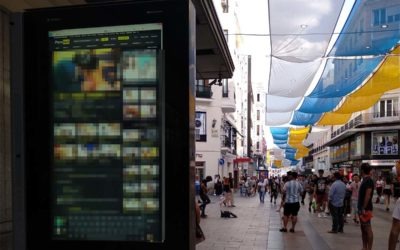 Un hacker logra colar un vídeo porno en la pantalla de una tienda en Madrid