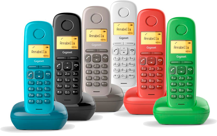Gigaset A170, un teléfono inalámbrico con mucho color para tu hogar