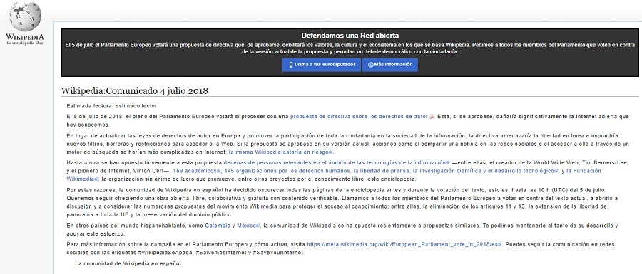 wikipedia cierre