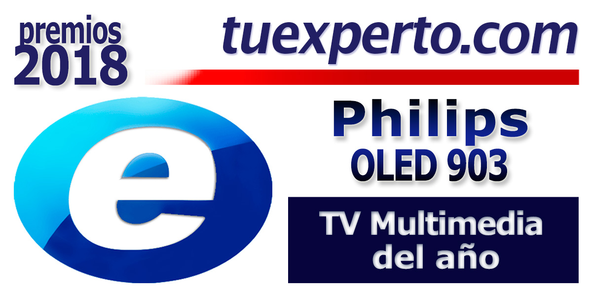 Philips OLED 903, televisor OLED con barra de sonido Bowers & Wilkins 2 Philips OLED 903 sello