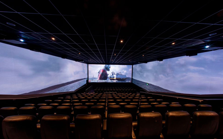 Los cines del futuro tendrán tres pantallas
