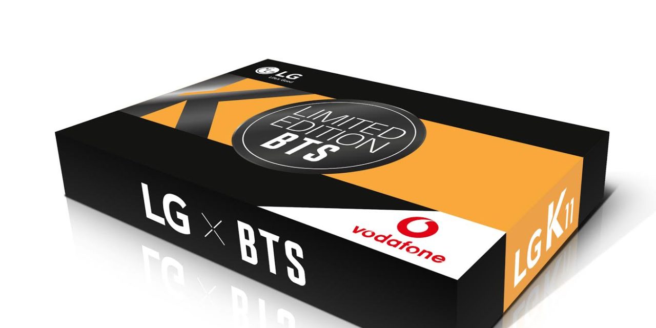 LG K11 con Vodafone, versión especial del móvil inspirada en el grupo BTS