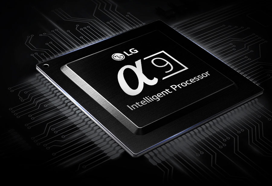 LG OLED reto Smart Green procesador Alpha 9