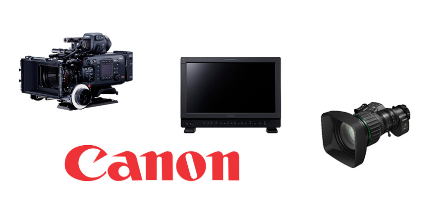 Nuevos objetivos y monitores 4K UHD profesionales de Canon