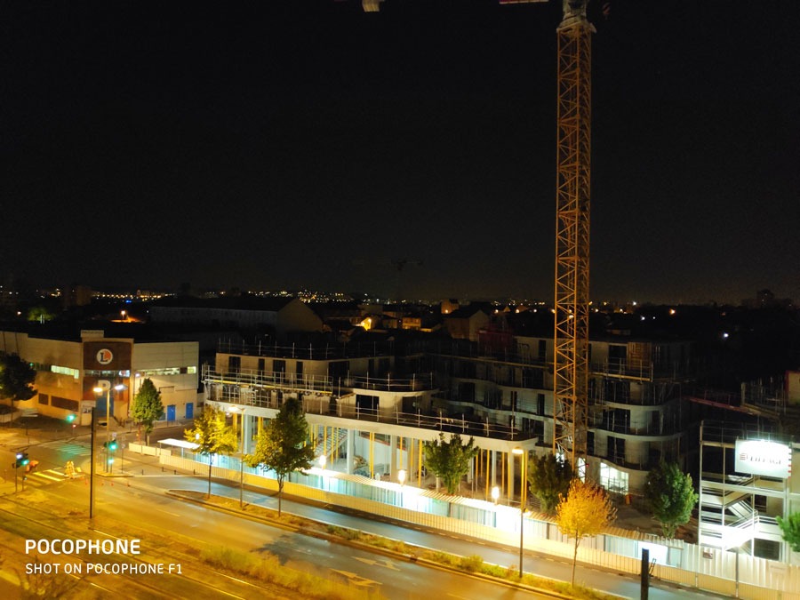 primeras impresiones POCOPHONE F1 foto noche