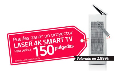 Llévate un proyector láser 4K comprando un Smart TV de LG