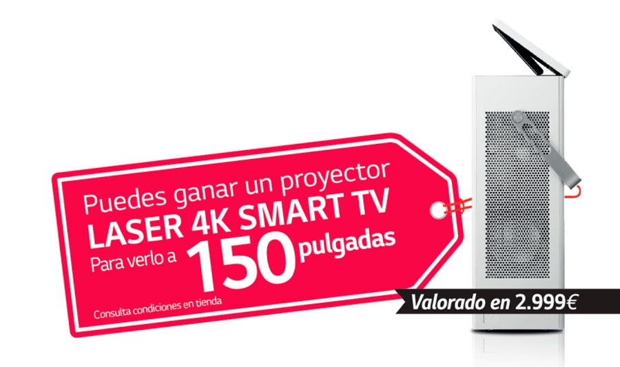 Llévate un proyector láser 4K comprando un Smart TV de LG 1 Llévate un proyector láser 4K comprando un Smart TV de LG