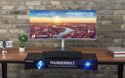 Samsung CJ79, un monitor QLED curvo con tecnología Thunderbolt 3
