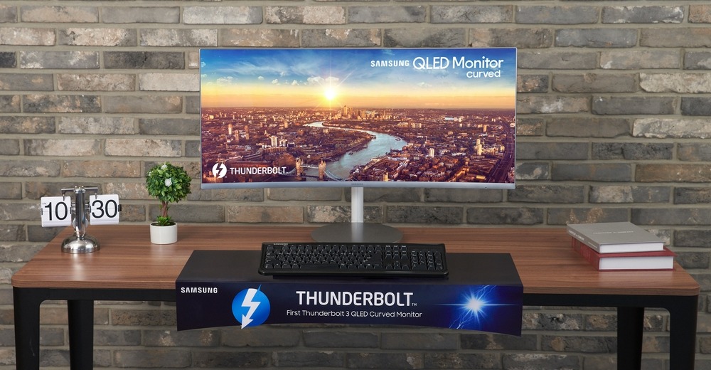 Samsung CJ79, un monitor QLED curvo con tecnología Thunderbolt 3