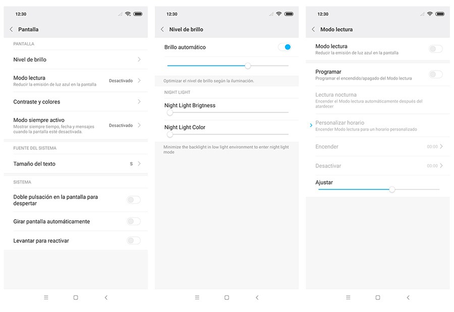 Xiaomi Mi 8, lo hemos probado 11 hemos probado Xiaomi Mi 8 ajustes pantalla