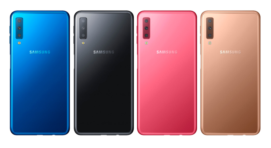 Samsung Galaxy A7 colores