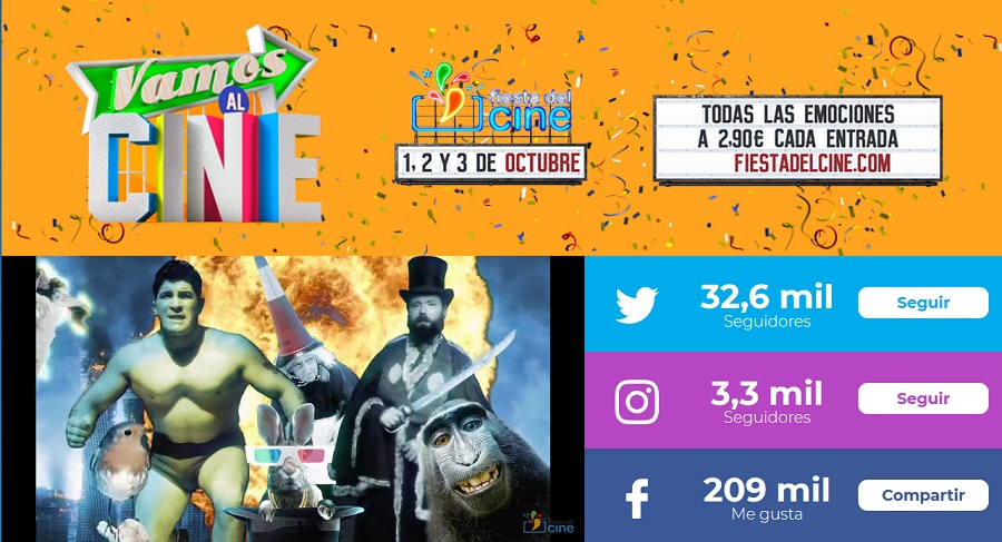Cómo apuntarse y descargar las acreditaciones de la Fiesta del Cine de octubre 5 Cómo apuntarse y descargar las acreditaciones de la Fiesta del Cine de octubre