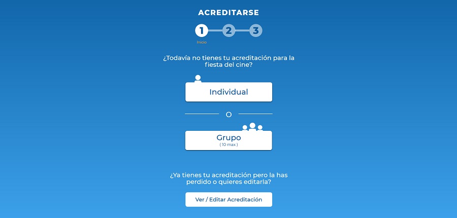 Cómo apuntarse y descargar las acreditaciones de la Fiesta del Cine de octubre 7 acreditacion fiesta del cine