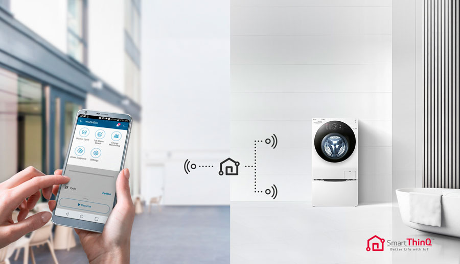 avances tecnológicos de las lavadoras de LG 6 ThinQ
