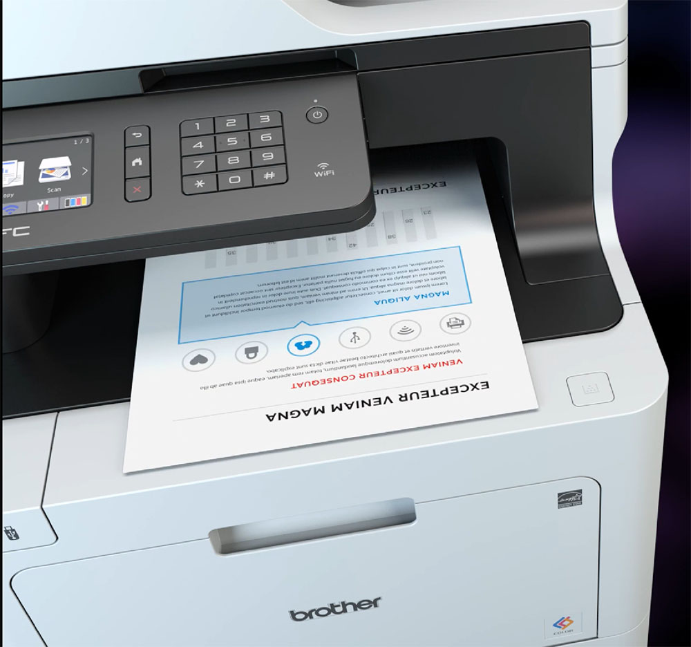 Brother MFC-L8690CDW salida papel