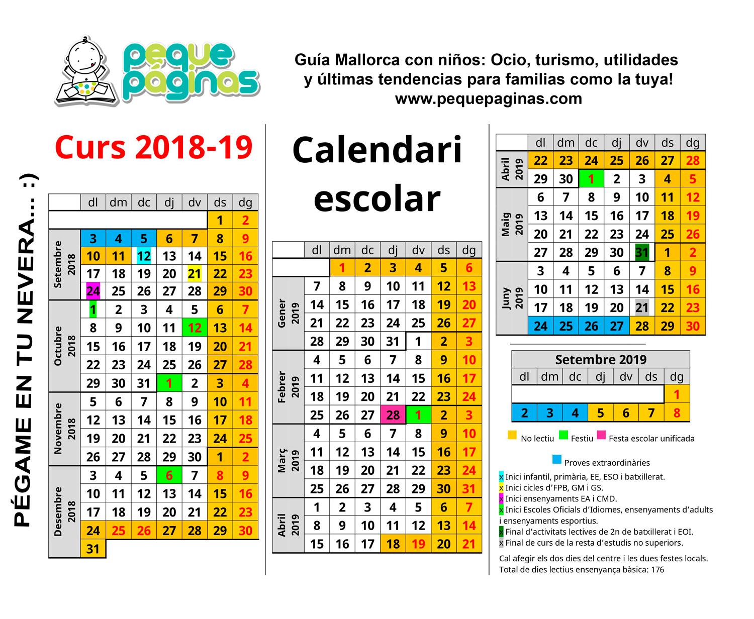 calendario baleares