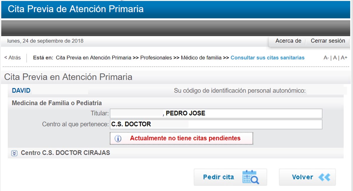 cita previa medico madrid anular