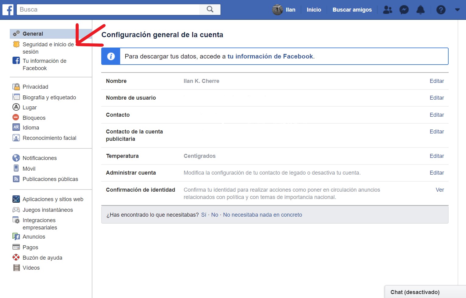 Cómo cambiar la contraseña de tu cuenta de Facebook