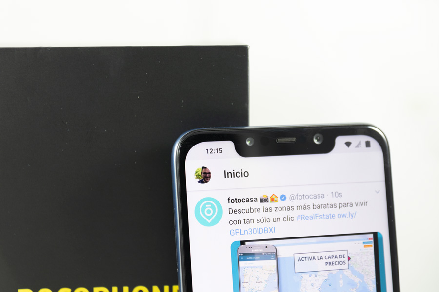 hemos probado POCOPHONE F1 marco superior