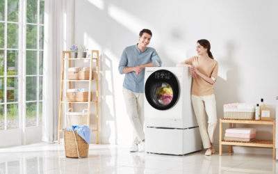 Las lavadoras inteligentes LG TWINWash lavan dos coladas a la vez