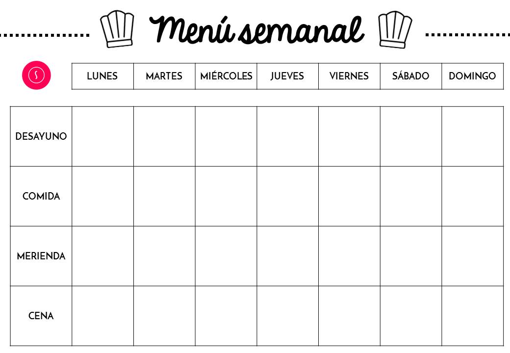 Menu semanal