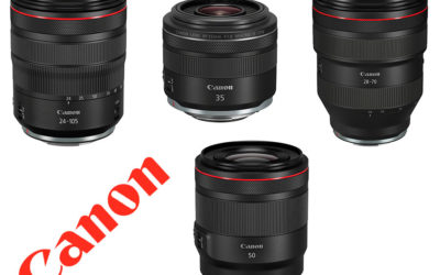 Estos son los nuevos objetivos y accesorios para la Canon EOS R