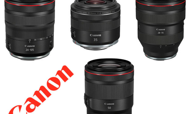 Estos son los nuevos objetivos y accesorios para la Canon EOS R