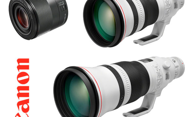 Canon EF 400 mm, EF 600 mm y EF-M 32 mm, nuevos objetivos de Canon