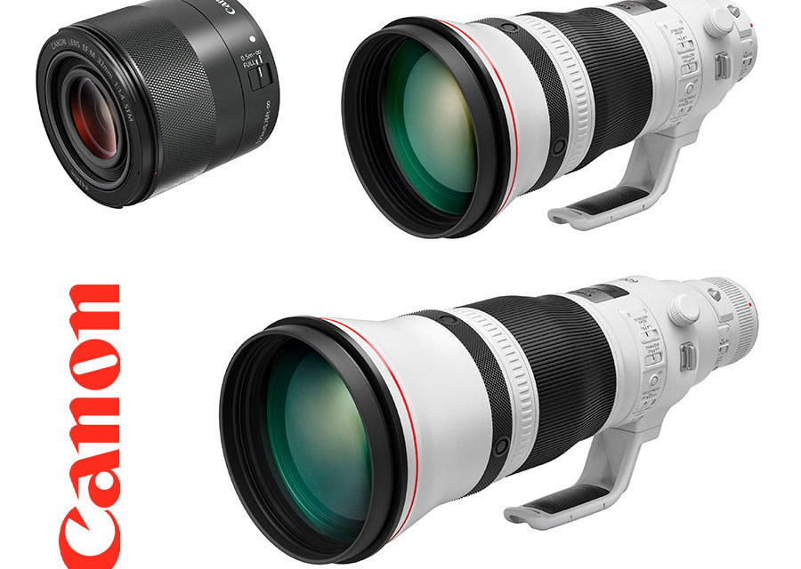 Canon EF 400 mm, EF 600 mm y EF-M 32 mm, nuevos objetivos de Canon