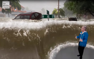 Así usan la realidad mixta para explicar la devastación del huracán Florence
