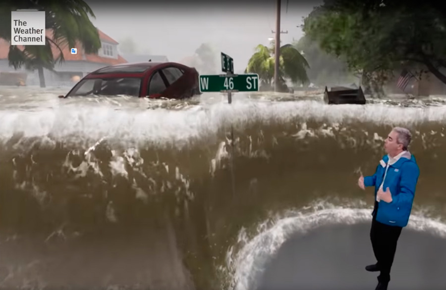 Así usan la realidad mixta para explicar la devastación del huracán Florence 1 Así usan la realidad mixta para explicar la devastación del huracán Florence