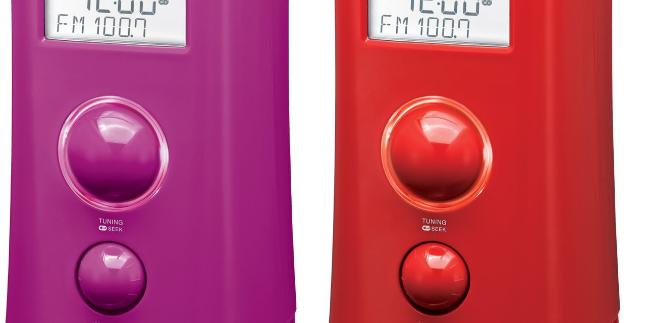 Sangean K-200, una radio con despertador muy colorida