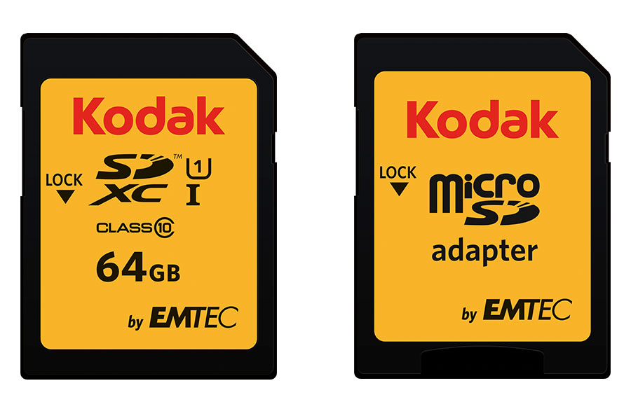 Tarjetas SD y Micro SD de Kodak, almacenamiento rápido con hasta 128 GB