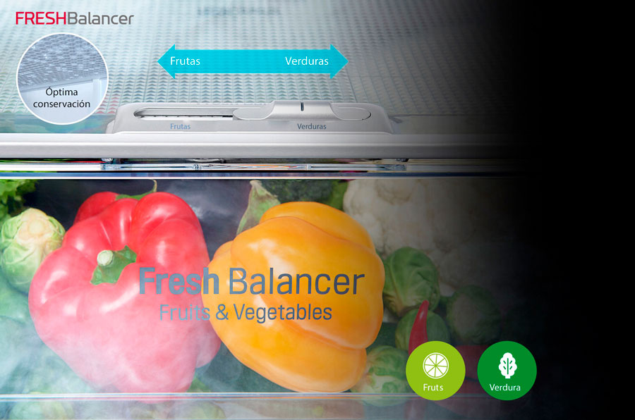 Así utilizan la tecnología para cuidar tus alimentos los frigoríficos de LG 3 tecnología frigoríficos LG Magic Crisper
