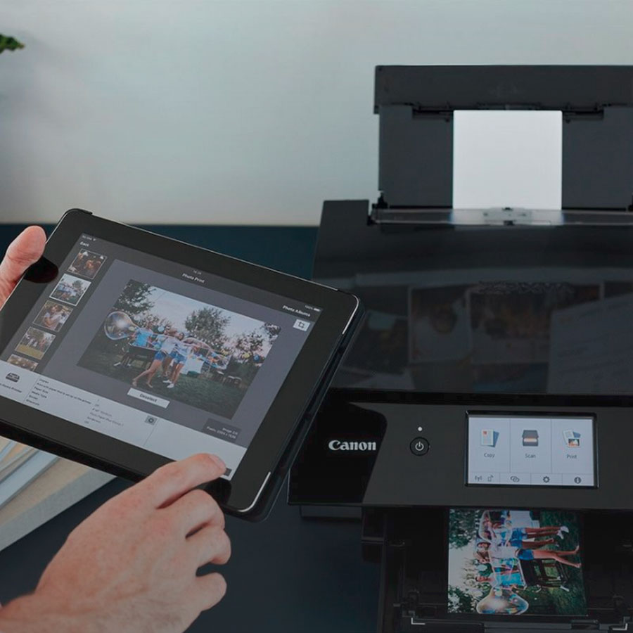 Canon PIXMA TS8250, impresora multifunción doméstica de 6 tintas 12 a fondo Canon PIXMA TS8250 conectividad