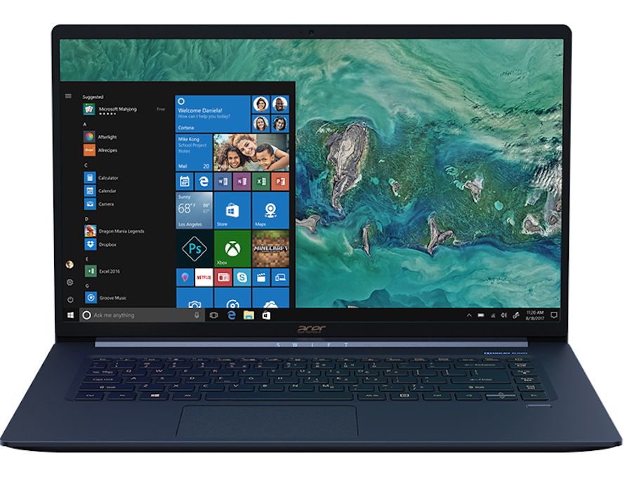 Acer Swift 5, portátil de menos de un kilo con pantalla de 15 pulgadas 1 Acer Swift 5, portátil de menos de un kilo con pantalla de 15 pulgadas