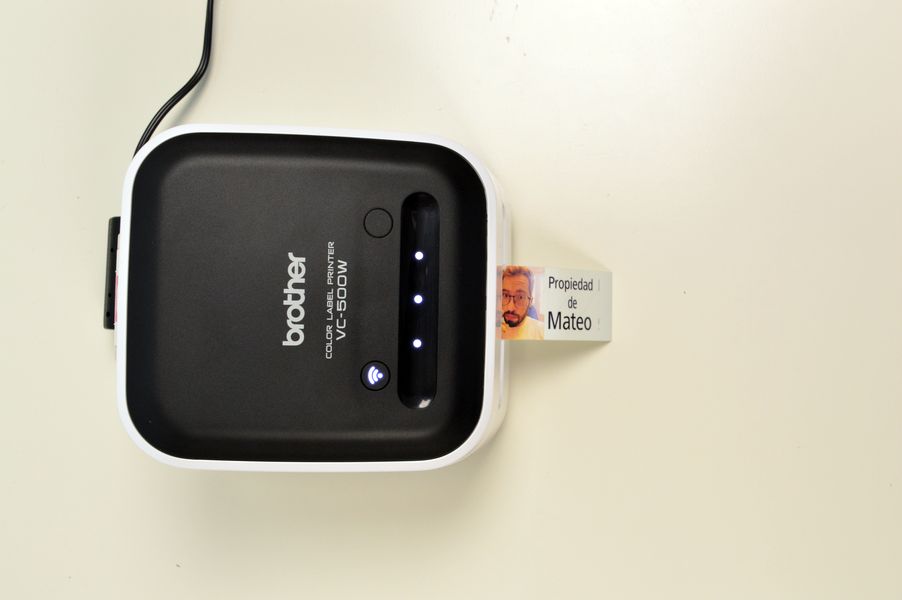 Impresora de etiquetas Brother VC-500W, esta es nuestra experiencia de uso 19 impresiones