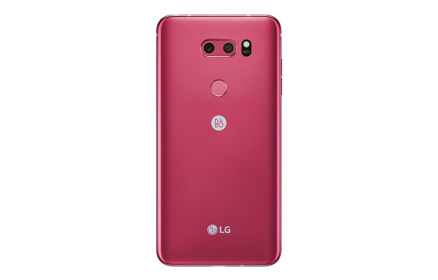 Comparativa LG V40 ThinQ vs LG V30 ThinQ, ¿qué ha cambiado? 4 comparativa LG V40 ThinQ vs LG V30 ThinQ trasera V30 rosa