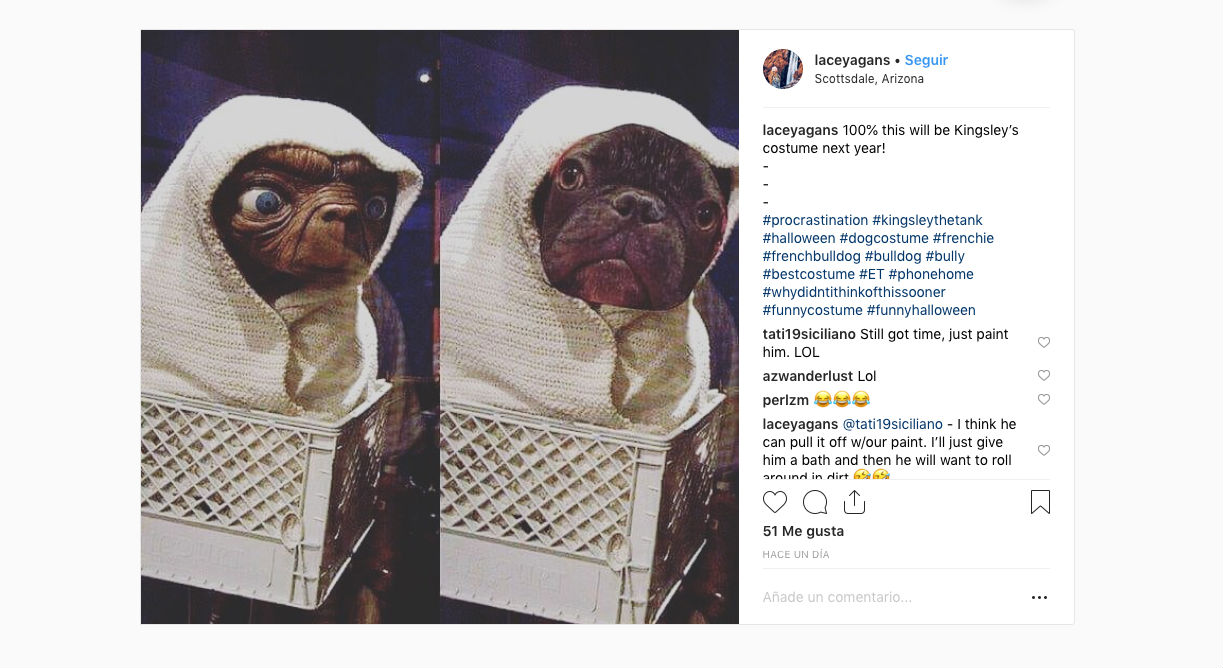 Los 10 mejores disfraces de Halloween que hemos visto en redes sociales 4 ET