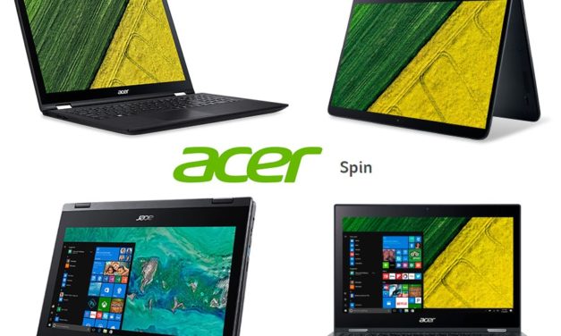 Comparamos las características de los modelos Acer Spin