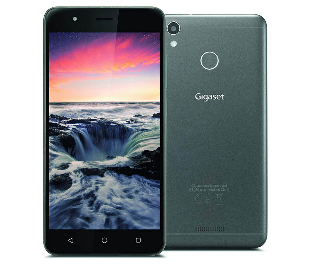 Housse TPU Bleue Pour Gigaset GS270 / GS270 Plus - Caseroxx - Protection Souple
