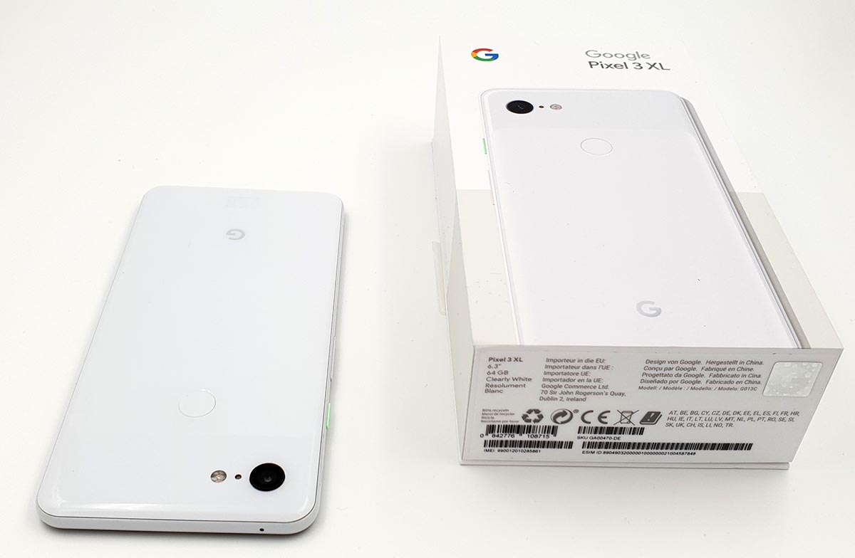 Google-Pixel-3-XL caja movil