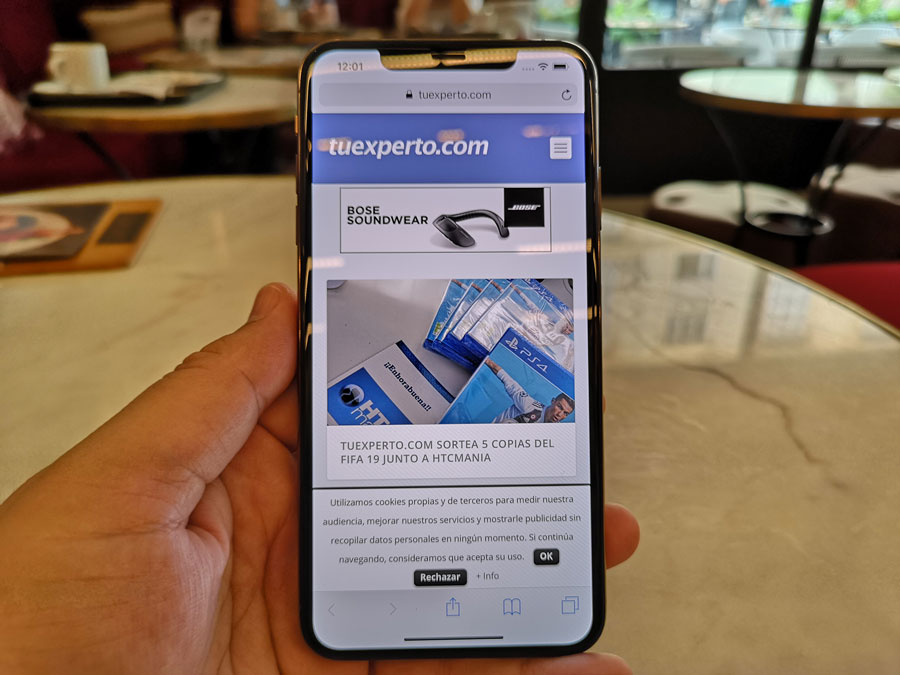 hemos probado iPhone Xs Max web