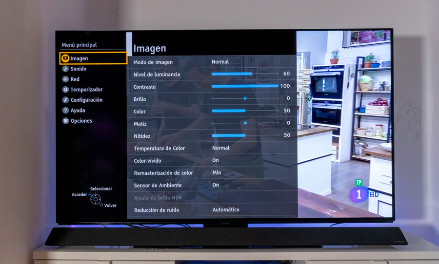hemos probado Panasonic FZ950 menús configuración