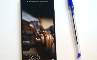 Cómo navegar con el lector de huellas en el Huawei Mate 20 Lite