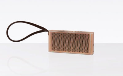 Loewe Klang M1, el altavoz más pequeño de Loewe se viste en oro rosa