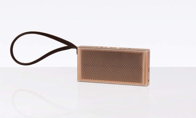 Loewe Klang M1, el altavoz más pequeño de Loewe se viste en oro rosa