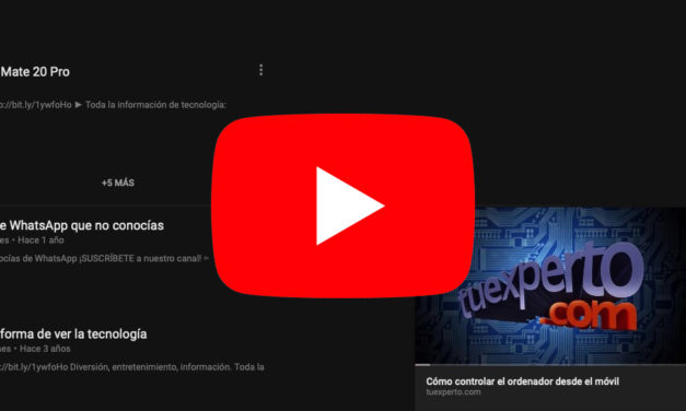 Ya podemos ver videos en la web de YouTube en ventana flotante
