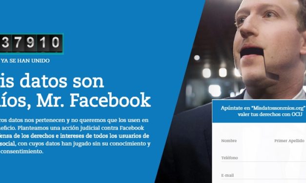 Cómo inscribirse en la acción judicial de la OCU contra Facebook