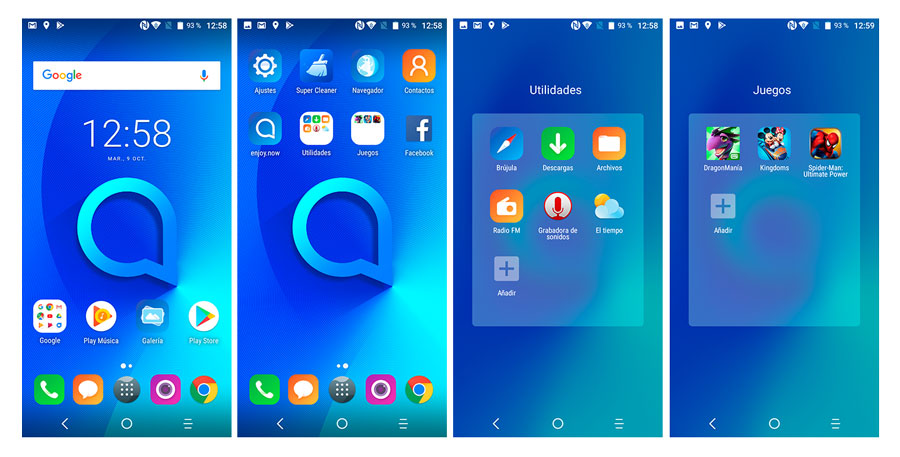 primeros 10 días con el Alcatel 3x sistema